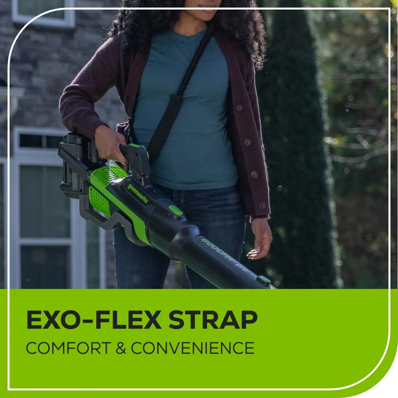 80V 800CFM Cordless Battery Leaf Blower, 4Ah Battery and Charger