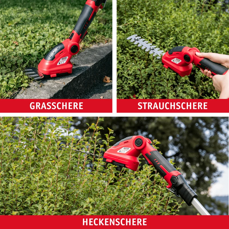 Li-Ion Akku-Heckenschere/Grasschere 12 V