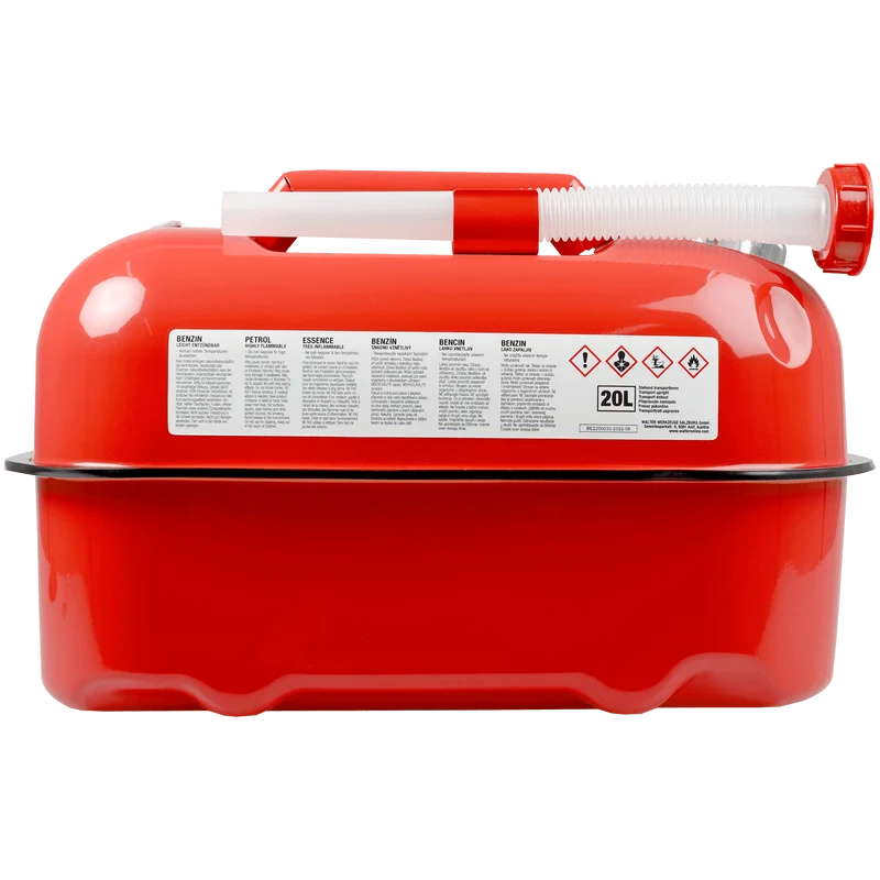 Horizontaler Benzinkanister mit Trichter 20 L