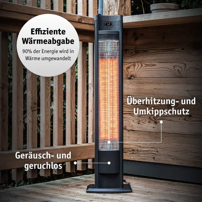 Infrarot Standheizstrahler 2000 W