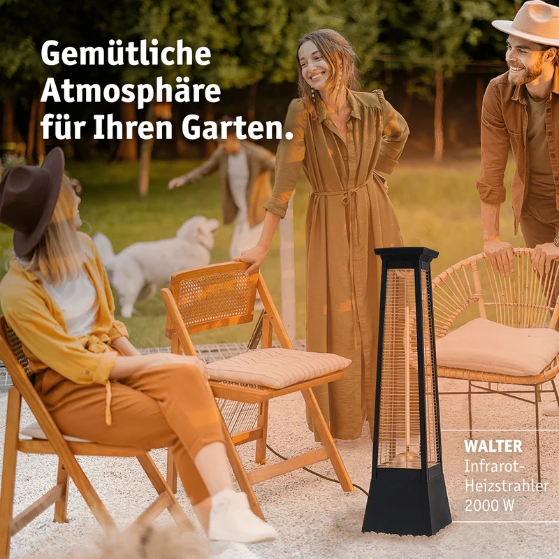 Infrarot Standheizstrahler 2000 W