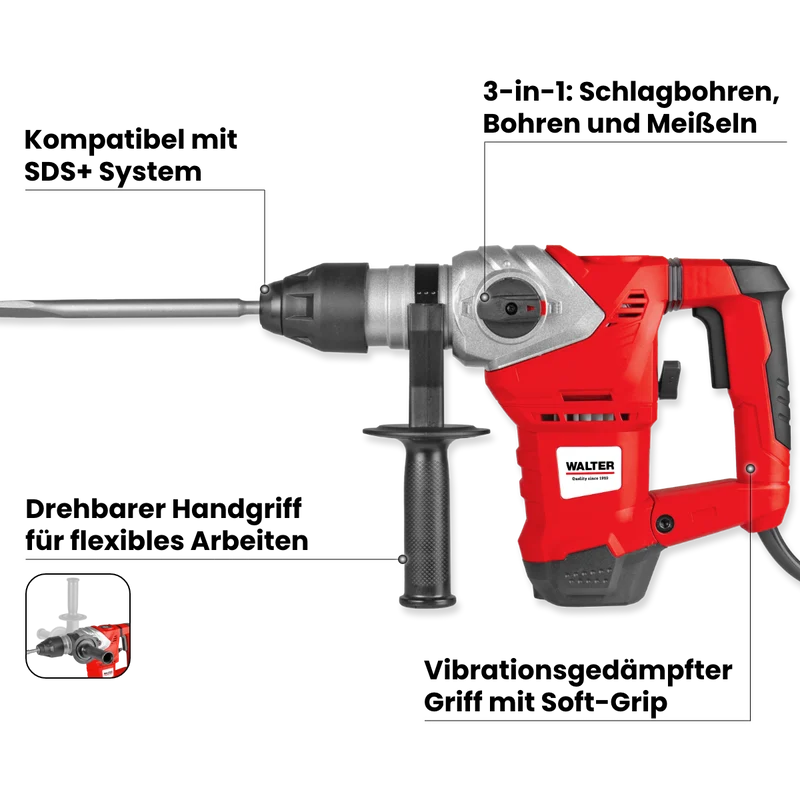 Bohr-und Meißelhammer 1500 W