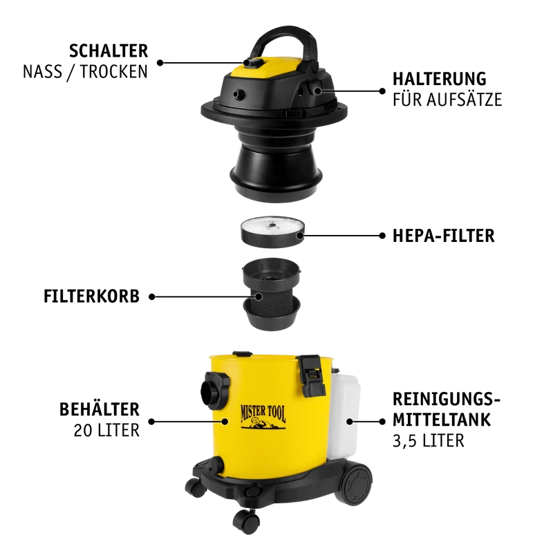 Waschsauger 1200 W