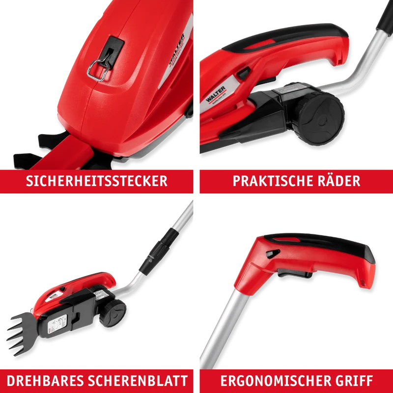 Li-Ion Akku-Gras- und Strauchschere 7,2 V