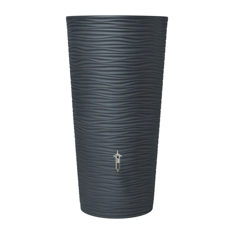 GARANTIA NATURA 2in1 Regenspeicher 210 L, mit Pflanzschale - grau -