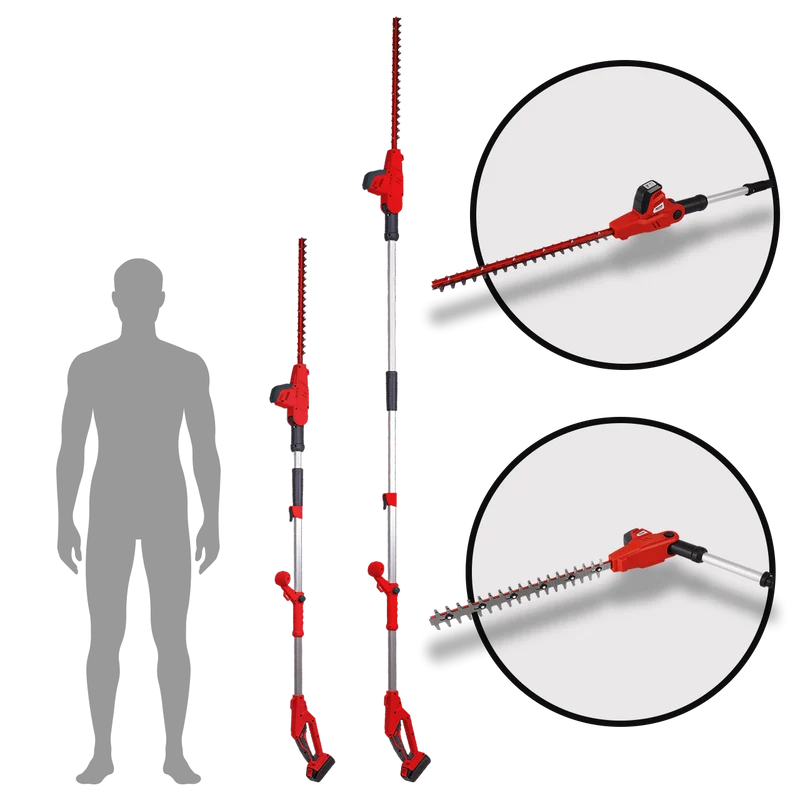Li-Ion Akku-Teleskop-Heckenschere 20 V