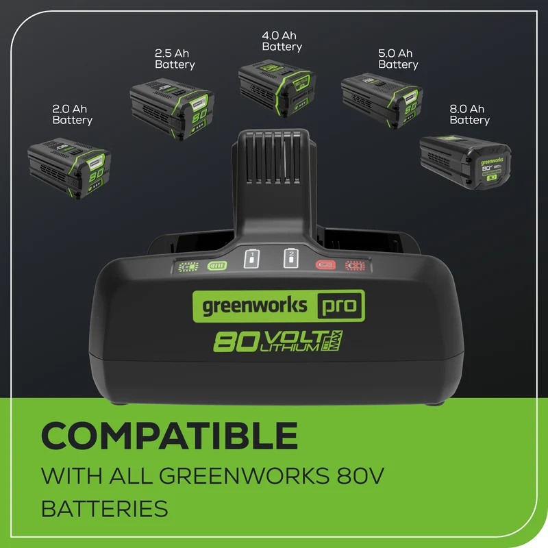 80V 8A Dual-Port Charger