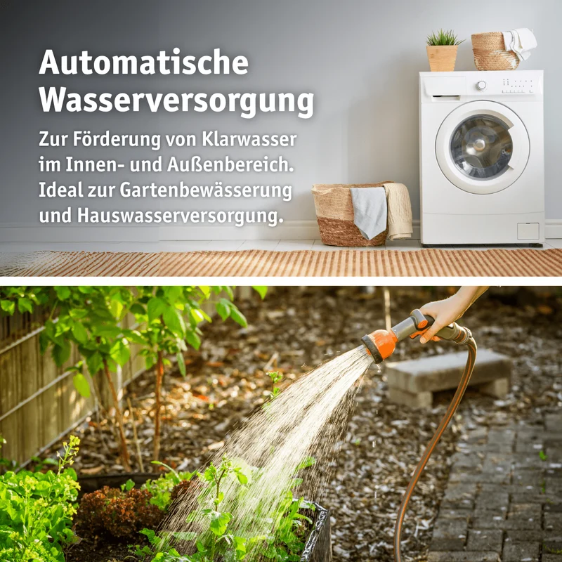 Edelstahl Hauswasserwerk 1200 W