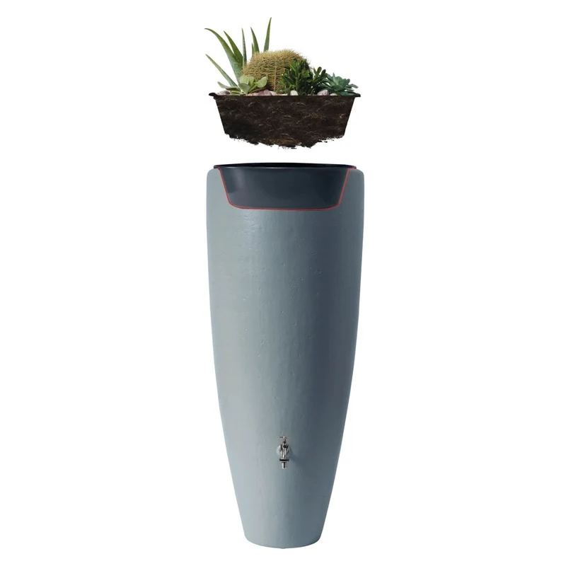 GARANTIA 2in1 Wasserbehälter 300 L, mit integrierter Pflanzschale