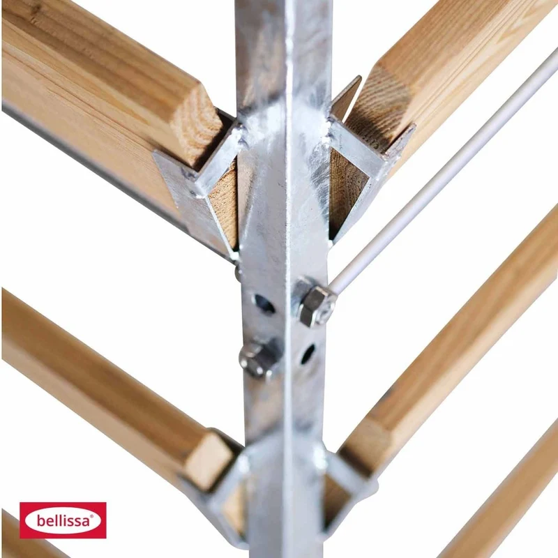 Bellissa Komposter Holz/Metall, feuerverzinkt, Gr. 90 x 90 x 90 cm