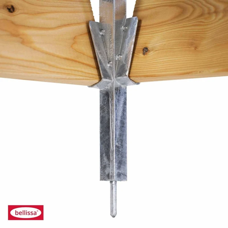 Bellissa Komposter Holz/Metall, feuerverzinkt, Gr. 90 x 90 x 90 cm