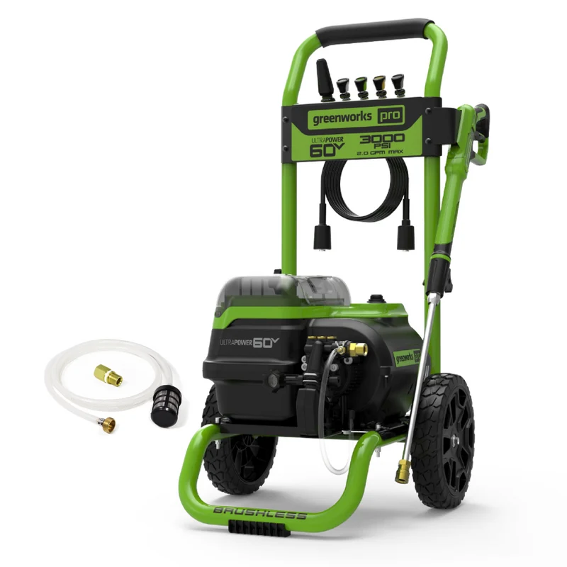 60V 3000-PSI 2.0 GPM Electric Pressure Washer (Tool Only)