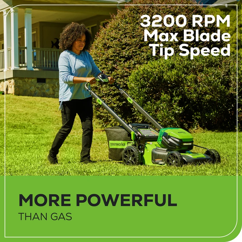 80V 21" Cordless Battery 4-in-1 Push Mower and 16" String Trimmer Combo Kit, (1) 4.0 Ah Battery and (1) Rapid Charger