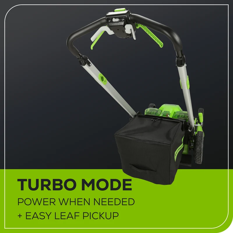60V 25" Cordless Battery Dual Blade Self-Propelled Lawn Mower w/ Two (2) 4.0Ah Batteries & Dual-Port Charger, LM2516S