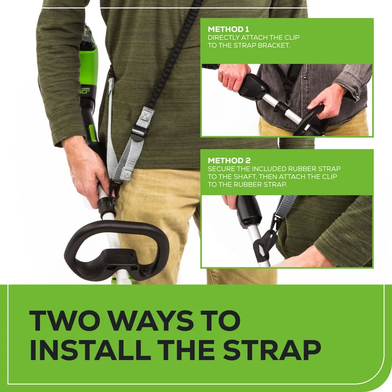 exoFLEX Shoulder Strap for String Trimmer and Leaf Blower