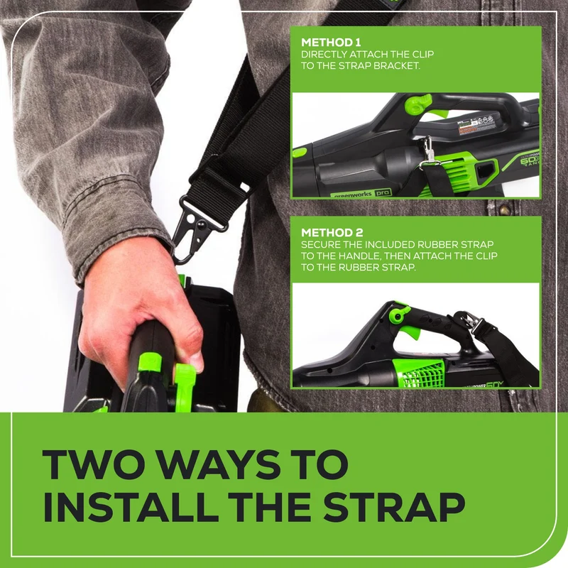 exoFLEX Shoulder Strap for String Trimmer and Leaf Blower