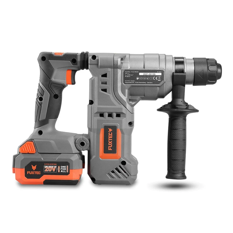 FUXTEC 20V Akku Bohrhammer FX-E1RH20 SET mit 1 x Akku 4Ah, 1 x Ladegerät 1A