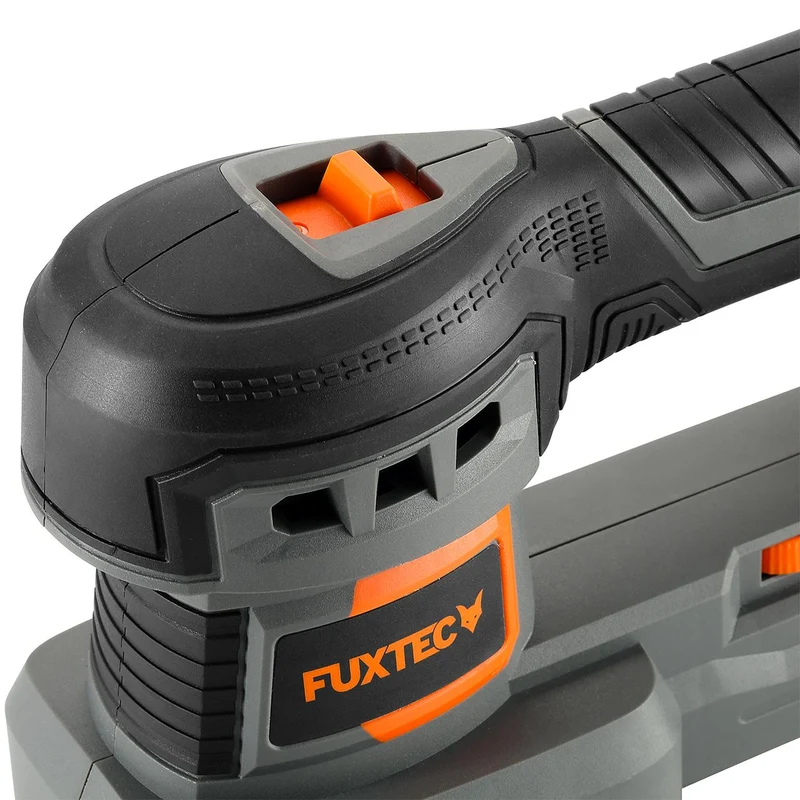 FUXTEC 20V Akku Schwingschleifer FX-E1MS20 SET mit 1 x Akku 2Ah, 1 x Ladegerät 1A