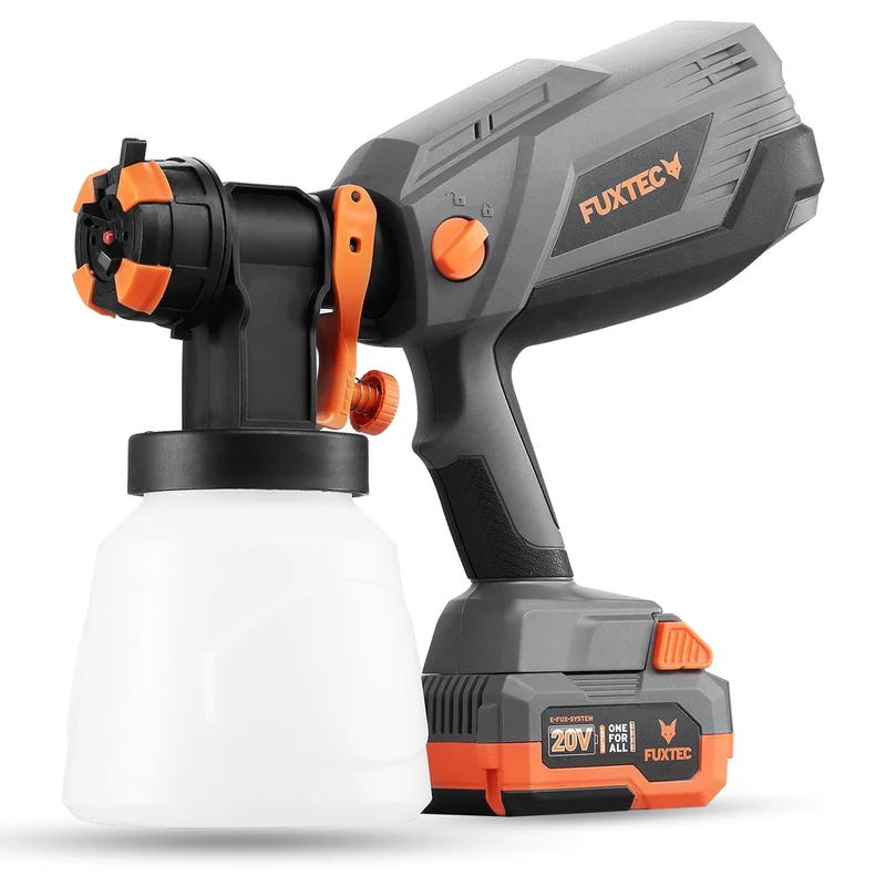 FUXTEC 20V Akku Handsprühgerät FX-E1CSP20 SET mit 1 x Akku 4Ah, 1 x Ladegerät 1A