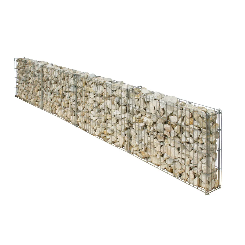 bellissa Mauergitter für gerade u. geschwungene Mauern L232xH40xT10 cm