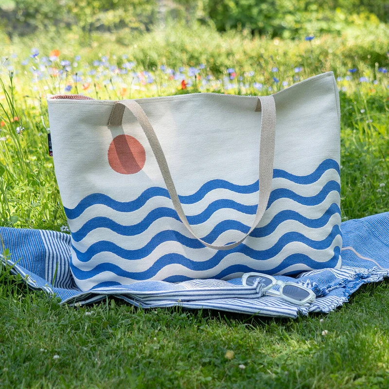 Strandtasche Wellen Groß