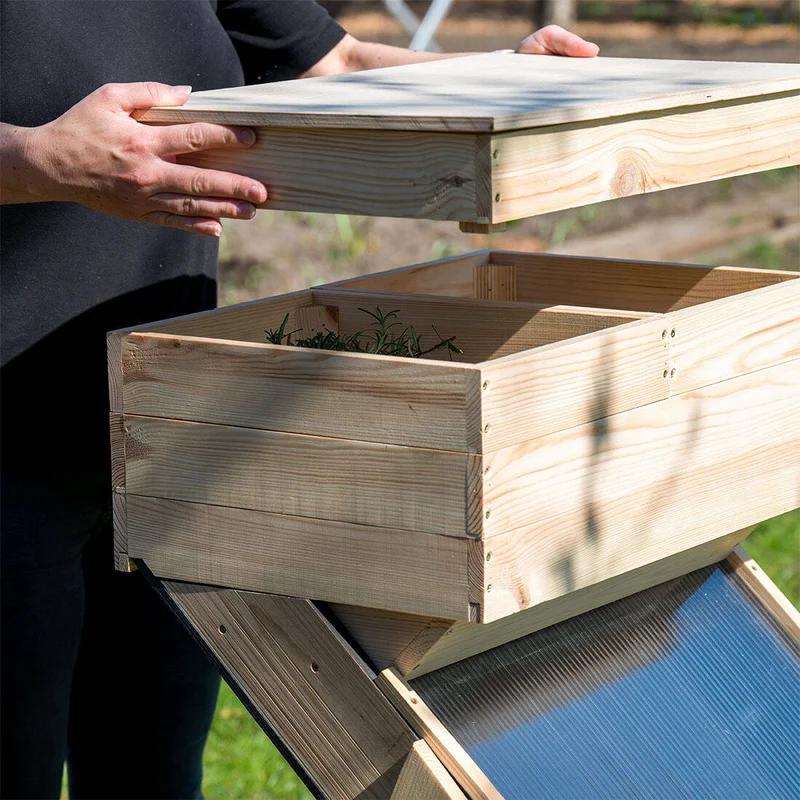 Solartrockner aus Holz