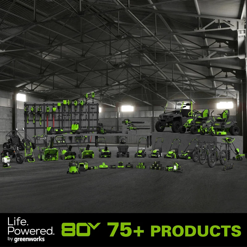 80V 610 CFM Cordless Battery Backpack Blower ,5Ah Battery and Rapid Charger