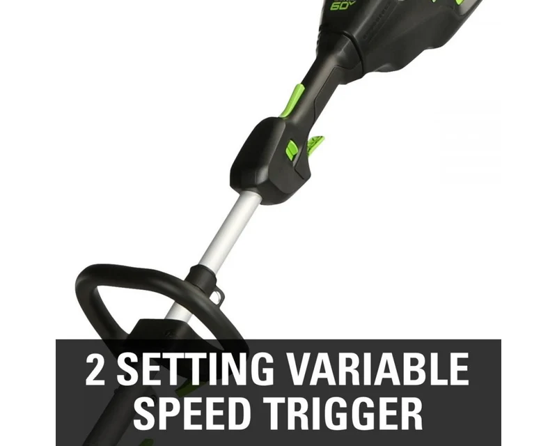 60V 16" Cordless Battery String Trimmer (Attachment Capable) and 5 Pcs Attachments Combo Kit: 4.0 Ah Battery and Charger