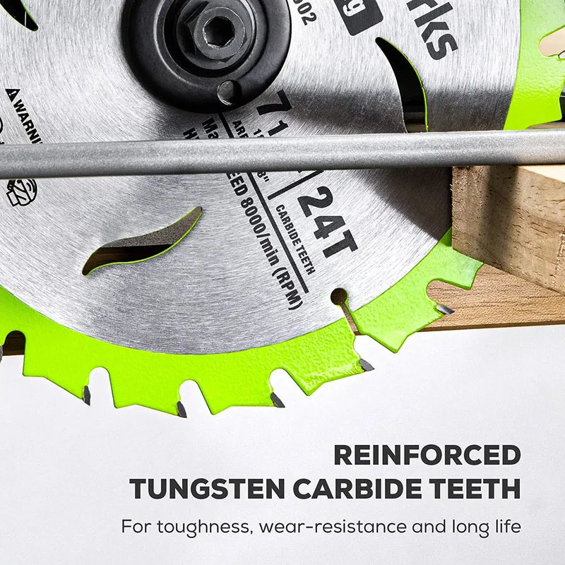 Greenworks 24V 7-1/4 " 24T Circular Saw Blades