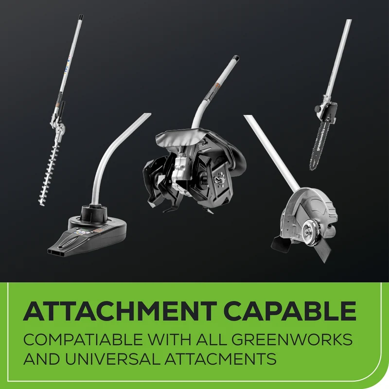 80V 16" Gen 2 Brushless Cordless String Trimmer (Attachment Capable): (1) 2.5 Ah Battery, (1) 4A Rapid Charger