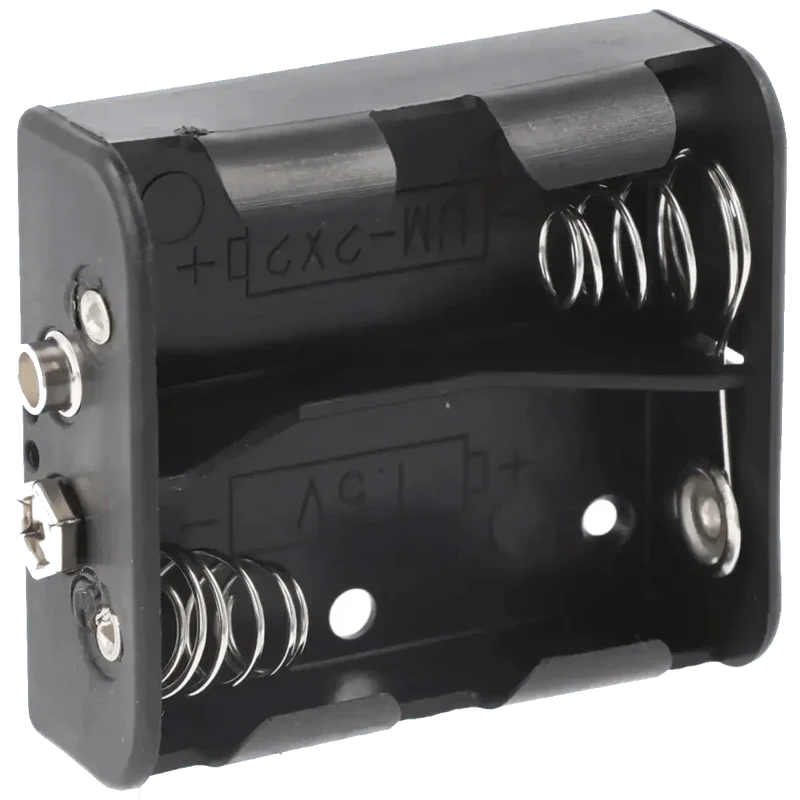 Support de pile 2x LR14 (C) raccordement par connecteur pile 9V