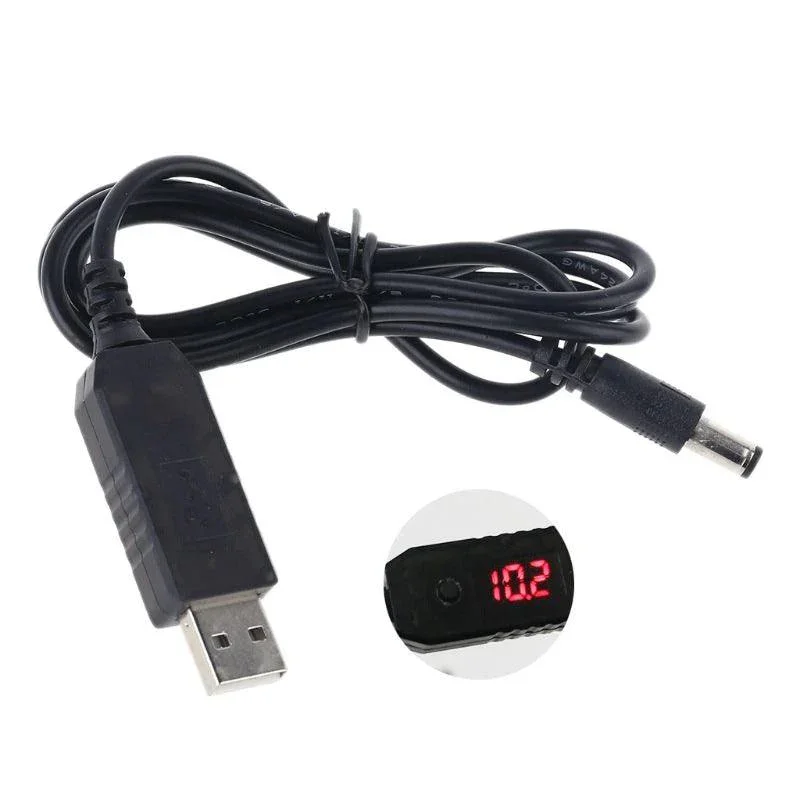 Câble USB vers 5.5x2.5mm 5V à 12V