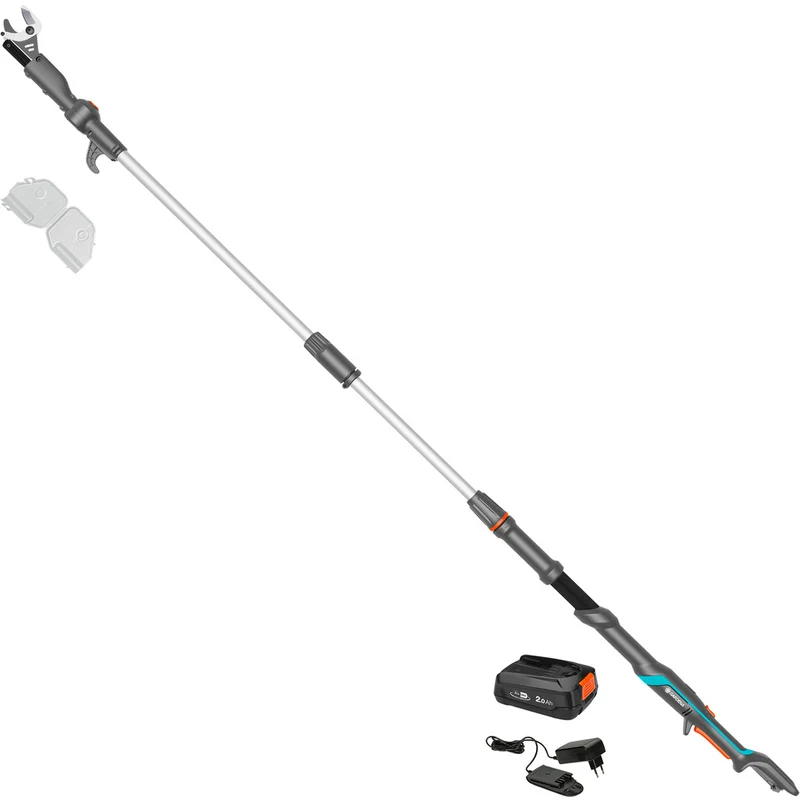 Gardena Akku-Teleskop-Baumschere HighCut 250/18V P4A / Ready-To-use / Set