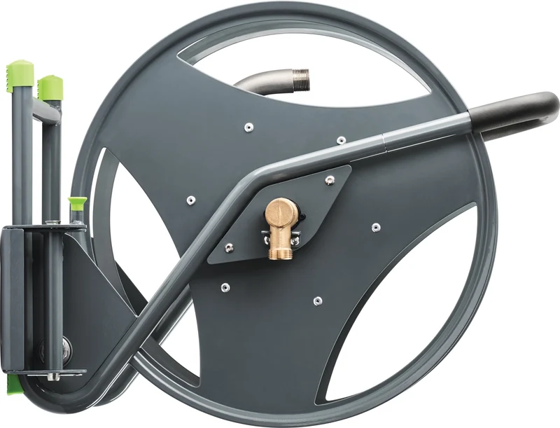 GEKA plus P40 Schlauchabroller G 3/4 Zoll – Wand- und mobile Nutzung, pulverbeschichteter Stahl