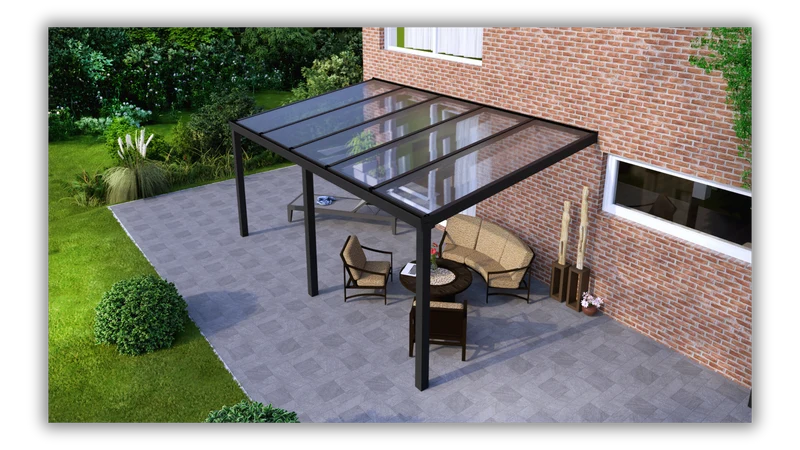 Terrassenüberdachung 600 cm x 250 cm
