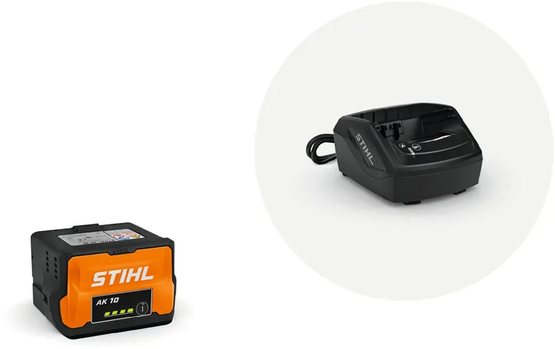 STIHL Starter Set mit Akku AK 10 und Ladegerät AL 101