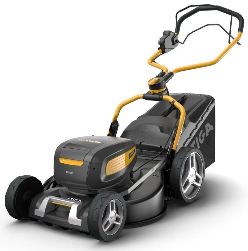 Stiga Akku-Rasenmäher Combi 753e V Kit - inkl. 2x 5 Ah Akku und Ladegerät