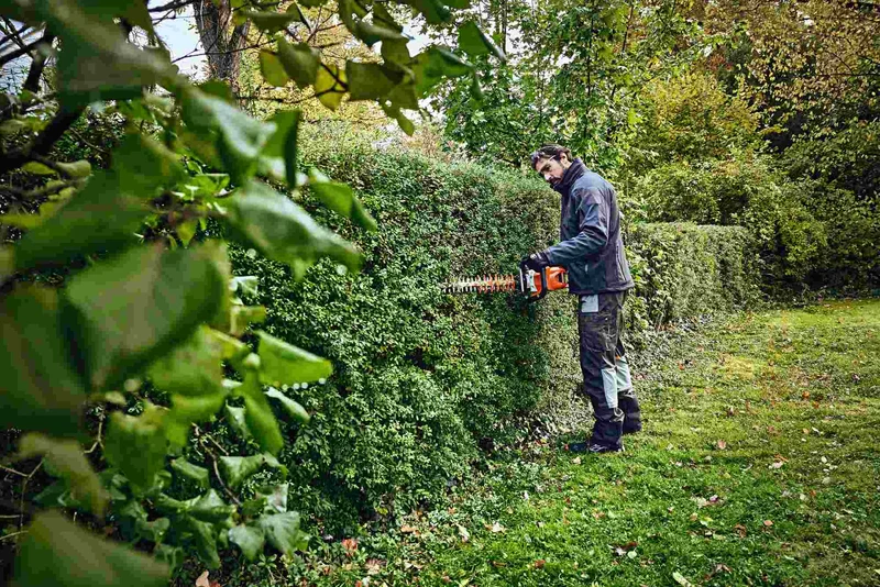 STIHL Akku-Heckenschere HSA 100 Set mit Akku AP 20, Schnittlänge 60 cm