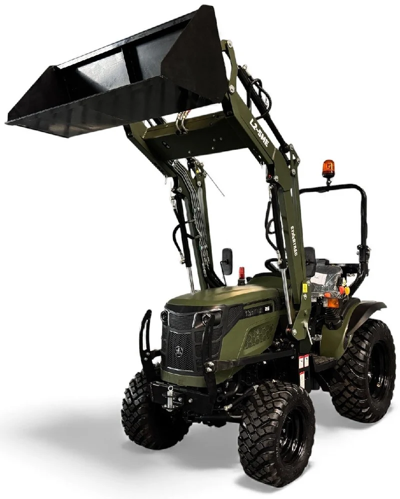 Startrac Allrad-Kleintraktor 26 9+9 mit Galaxy-Garden-Pro-Bereifung + Frontlader inklusive Schaufel