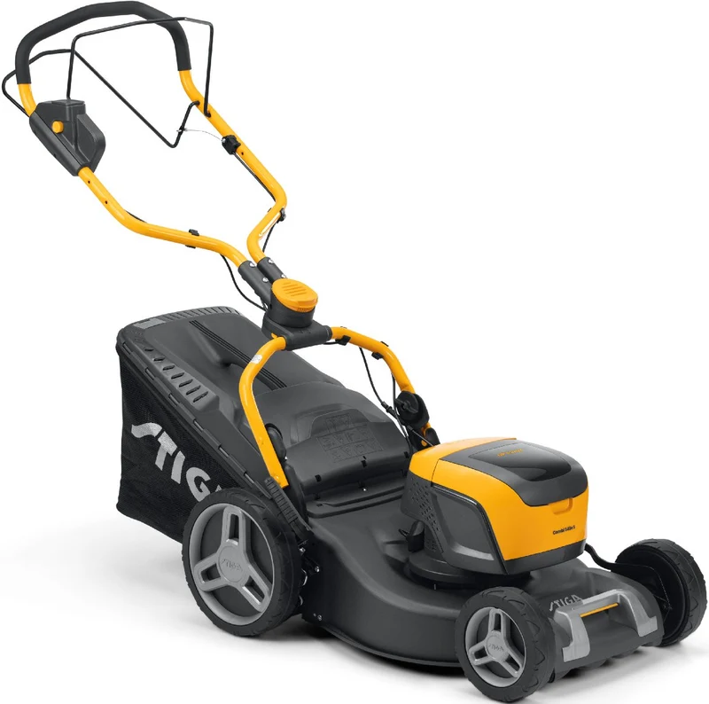 Stiga Akku-Rasenmäher mit Radantrieb Combi 548e S Kit mit 5 Ah Akku und Ladegerät