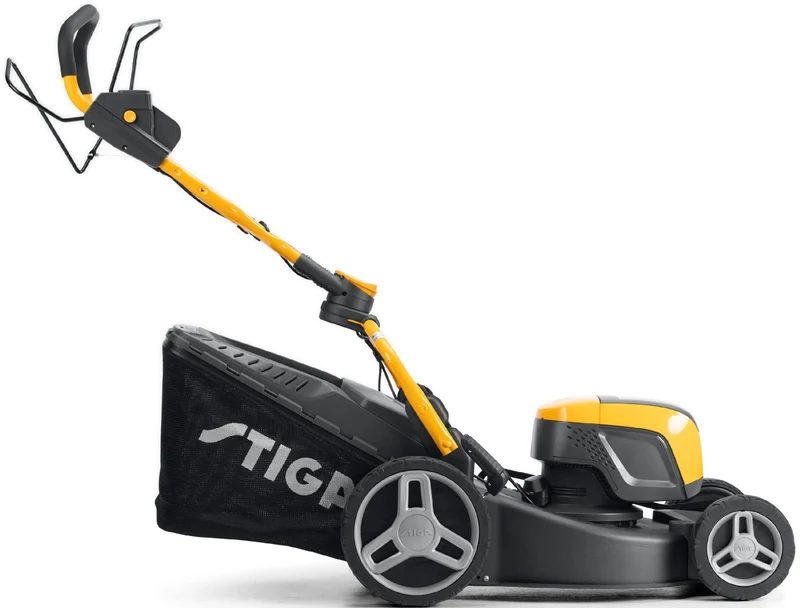Stiga Akku-Rasenmäher mit Radantrieb Combi 548e S Kit mit 5 Ah Akku und Ladegerät