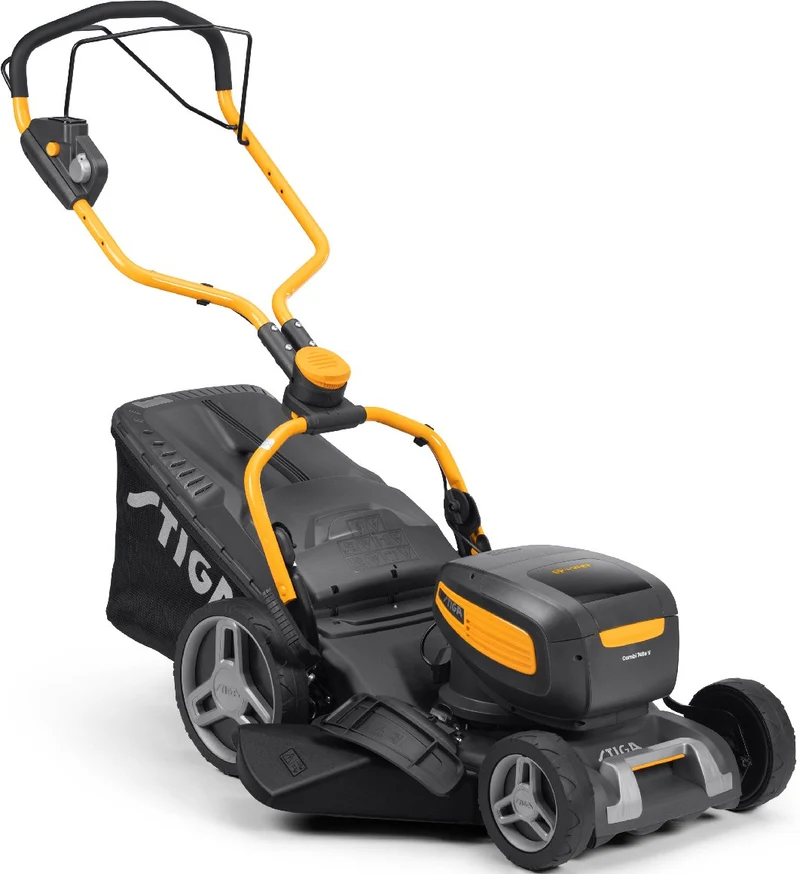 Stiga Akku-Rasenmäher Combi 748e V Kit mit 2 x 5 Ah Akku und Ladegerät