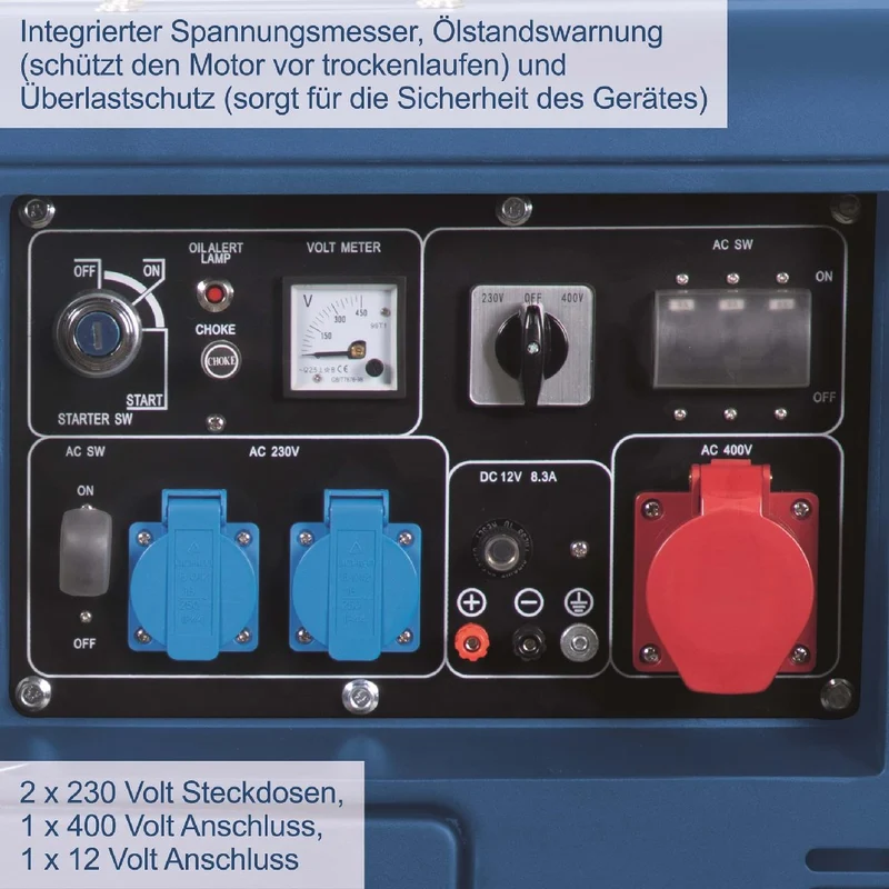 Scheppach Benzin-Stromerzeuger SG 5200D