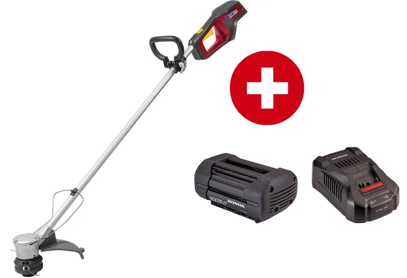 Honda Akku-Freischneider HHT 36 BXB Set mit 2 Ah Akku und Schnellladegerät