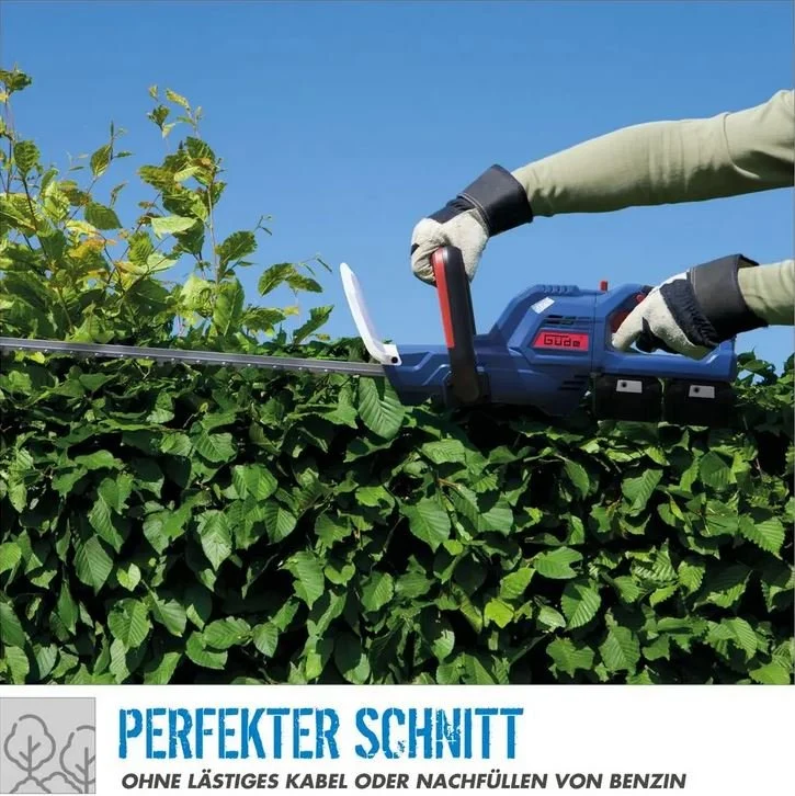 Güde Akku-Heckenschere HS 36-302-30 mit 2x Akkupack und Schnellladegerät