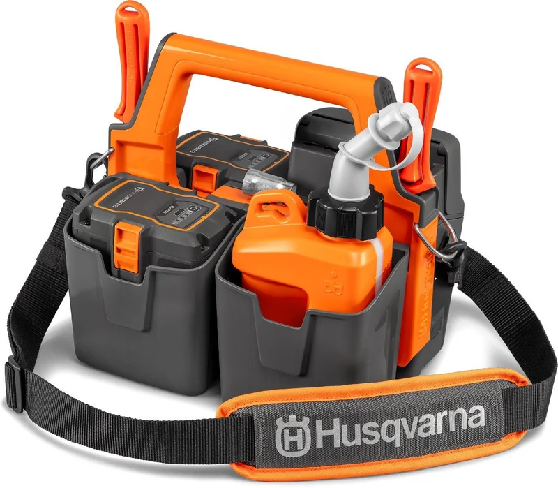 Husqvarna Akku-Tragebox inkl. Inhalt u. Gurt (ohne Akkus) 547 29 11-02