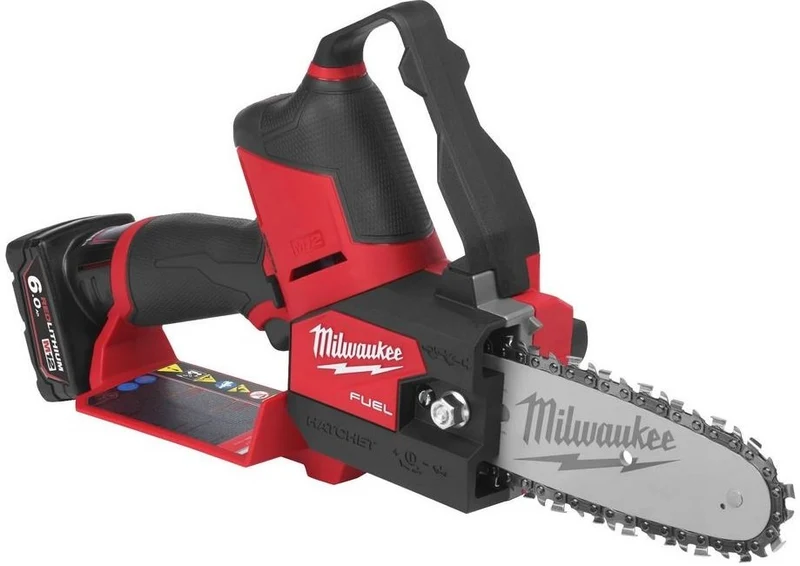 Milwaukee Akku-Astsäge M12FHS-602X FUEL Set mit 2 x 6 Ah Akku und Ladegerät