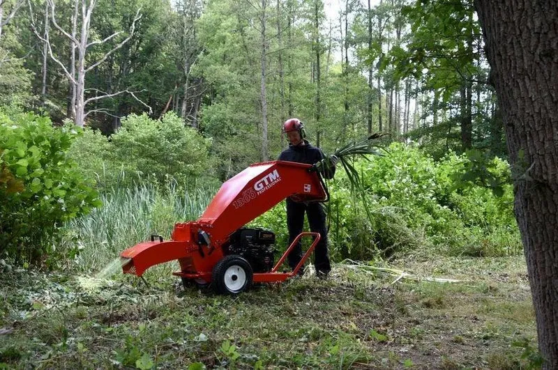GTM Professional Benzin-Häcksler GTS1300CMTO - mit drehbarem Auswurf