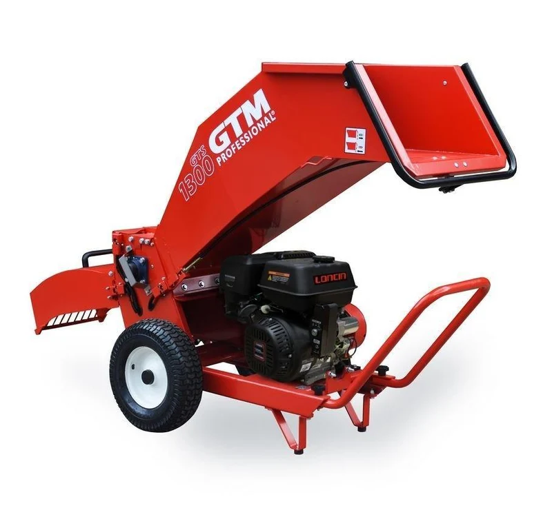 GTM Professional Benzin-Häcksler GTS1300CETO - mit E-Start und drehbarem Auswurf
