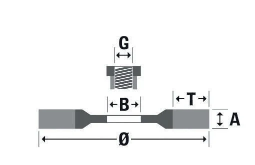 OSBORN Rundbürste 140 mm M14 Siliziumkarbid